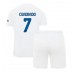 Inter Milan Juan Cuadrado #7 Replika Babykläder Borta matchkläder barn 2023-24 Korta ärmar (+ Korta byxor)